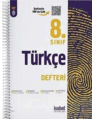 İsabet Yayınları 8. Sınıf Türkçe Ders Defteri