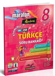 8. Sınıf Türkçe Etkinlikli Soru Bankası Maraton Yayınları - Maraton Yayıncılık