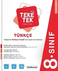8. Sınıf Türkçe Teke Tek Soru Bankası - Pruva Akademi