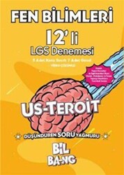 Ünlü Yayınları 8. Sınıf Us Teroit 12`li Fen Bilimleri LGS Denemesi - Ünlü Yayınları