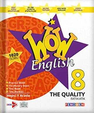 Gama Yayınları 8. Sınıf Wow English The Quality Hepsi 1 Arada Gama Okul Yayınları