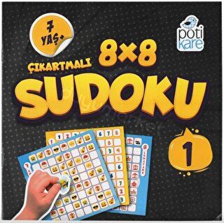 8x8 Çıkartmalı Sudoku 1 kapağı