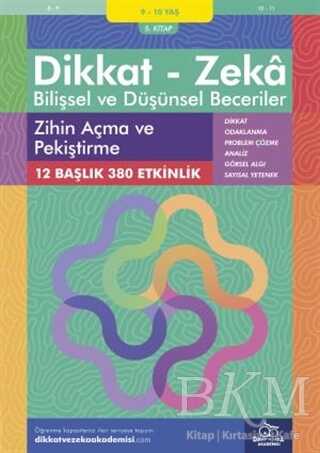 9-10 Yaş Dikkat - Zeka Bilişsel ve Düşünsel Beceriler 5. Kitap - Zihin Açma ve Pekiştirme - 2
