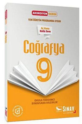 Sınav Yayınları 9. Sınıf Coğrafya Akordiyon Kitap - 1