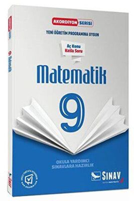 Sınav Yayınları 9. Sınıf Matematik Akordiyon Kitap - 1