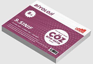 Ünlü Yayınları 9. Sınıf Biyoloji 8li Çöz Bitir - Getir Testleri - 1