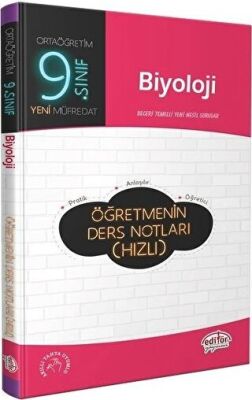 Editör Yayınevi 9. Sınıf Biyoloji Öğretmenin Ders Notları Hızlı - 1