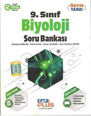 Çap Yayınları 9. Sınıf Biyoloji Plus Soru Bankası