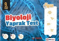 Lider Plus Yayınları 9. Sınıf Biyoloji Yaprak Test - Lider Plus Yayınları