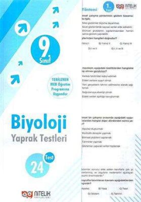 Nitelik Yayınları - Bayilik 9. Sınıf Biyoloji Yaprak Test - 1