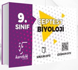 Karekök Yayıncılık 9. Sınıf Cep Test Biyoloji - Karekök Yayıncılık