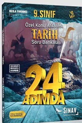 24 Adımda 9. Sınıf Özel Konu Anlatımlı Coğrafya Soru Bankası kapağı