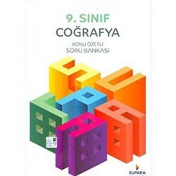 9. Sınıf Coğrafya Konu Özetli Soru Bankası - Supara Yayınları