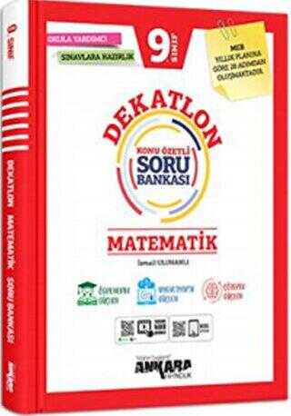Ankara Yayıncılık 9. Sınıf Dekatlon Matematik Konu Özetli Soru Bankası