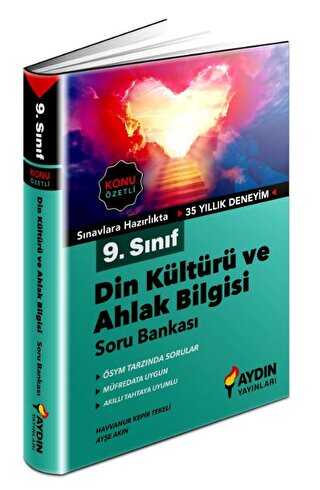 Aydın Yayınları 9. Sınıf Din Kültürü ve Ahlak Bilgisi Konu Özetli Soru Bankası