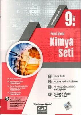 Çap Yayınları 9. Sınıf Fen Lisesi Kimya Seti - 1
