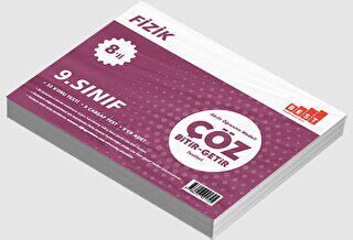 Ünlü Yayınları 9. Sınıf Fizik 8li Çöz Bitir - Getir Testleri - 1