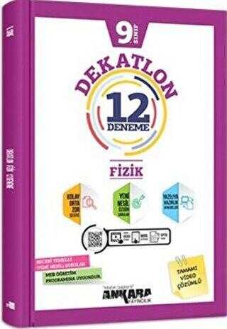 Ankara Yayıncılık 9. Sınıf Fizik Dekatlon 12 Deneme