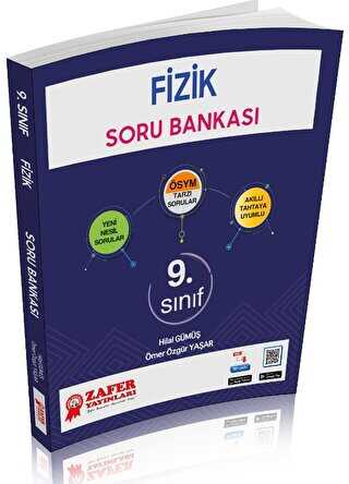Zafer Dershaneleri Yayınları 9. Sınıf Fizik Soru Bankası