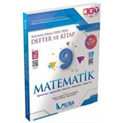 Muba Yayınları 9. Sınıf KET Serisi Matematik Defter ve Kitap - Muba Yayınları
