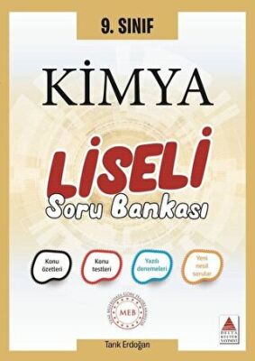Delta Kültür Yayınevi 9. Sınıf Kimya Liseli Soru Bankası - 1