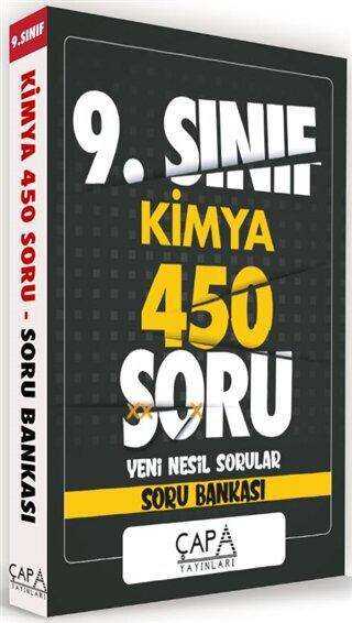 Çapa Yayınları 9. Sınıf Kimya 450 Soru Yeni Nesil Sorular - Soru Bankası