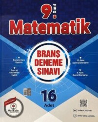 9. Sınıf Matematik Branş Deneme Sınavı - Özdebir Yayınları