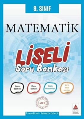 Delta Kültür Yayınevi 9. Sınıf Matematik Liseli Soru Bankası - 1