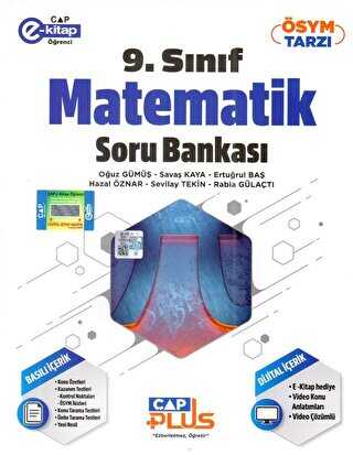 Çap Yayınları 9. Sınıf Matematik Plus Soru Bankası