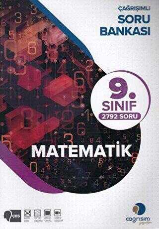 Çağrışım Yayınları 9. Sınıf Matematik Soru Bankası