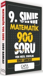 9. Sınıf Matematik 900 Soru Yeni Nesil Sorular - Soru Bankası - Çapa Yayınları