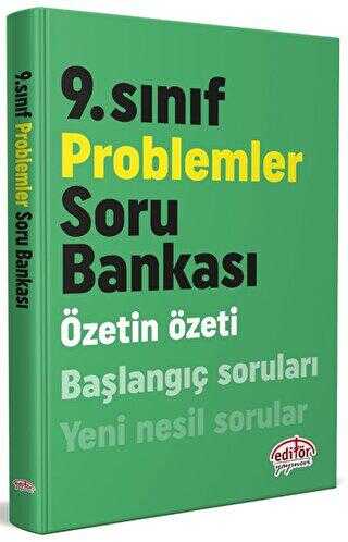 Editör Yayınevi 9. Sınıf Problemler Soru Bankası