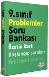Editör Yayınevi 9. Sınıf Problemler Soru Bankası - Editör Yayınevi