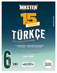 Okyanus Yayınları 6. Sınıf Master 15 Türkçe Denemesi - Okyanus Yayınları
