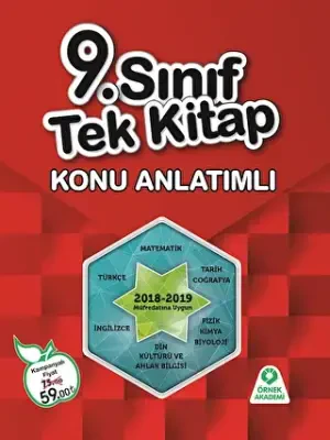 Örnek Akademi 9. Sınıf Tek Kitap Konu Anlatımlı - 1