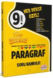 9. Sınıf Tüm Branşlar Paragraf Soru Bankası - Editör Yayınevi