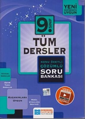 Evrensel İletişim Yayınları 9. Sınıf Konu Özetli Tüm Dersler Soru Bankası - 1
