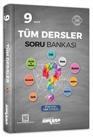 Ankara Yayıncılık 9. Sınıf Tüm Dersler Soru Bankası