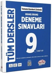9. Sınıf Tüm Dersler Ünite Ünite Deneme Sınavları Çözümlü - Editör Yayınevi