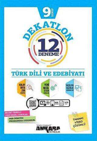 Ankara Yayıncılık 9. Sınıf Türk Dili ve Edebiyatı Dekatlon 12 Deneme