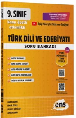 9. Sınıf Türk Dili ve Edebiyatı Etkinlikli Soru Bankası - 1