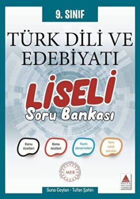 Delta Kültür Yayınevi 9. Sınıf Türk Dili ve Edebiyatı Liseli Soru Bankası - 1