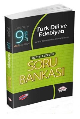 9. Sınıf Türk Dili ve Edebiyatı Özetli Lezzetli Soru Bankası - 1