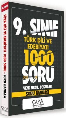 9. Sınıf Türk Dili ve Edebiyatı 1000 Soru Yeni Nesil Sorular - Soru Bankası - 1