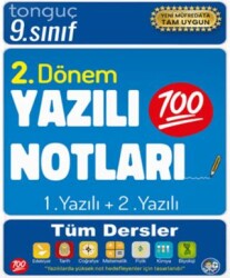 9. Sınıf Yazılı Notları 2. Dönem 1 ve 2. Yazılı - Tonguç Akademi