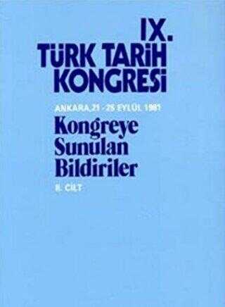9. Türk Tarih Kongresi 2. Cilt