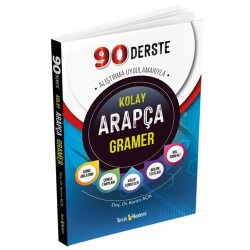 90 Derste Türkçe Açıklamalı Kolay Arapça Gramer - Tercih Akademi Yayınları