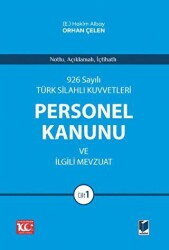 926 Sayılı Türk Silahlı Kuvvetleri Personel Kanunu ve İlgili Mevzuat 2 Cilt - 2