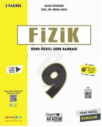9. Sınıf Fizik Konu Özetli Soru Bankası 3 Fasikül - Üçgen Yayıncılık
