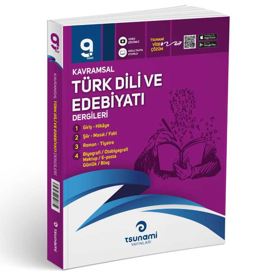 9. Sınıf Kavramsal Türk Dili ve Edebiyatı Dergileri 4 Fasikül